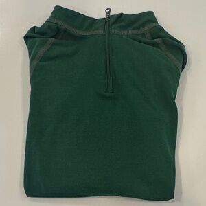 REI Forest Green Half-Zip Thermal Top size S (8)